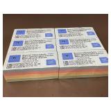 Lot of 8 Sparco Pastel Colors Premium Adhesive Notes - 1,200 Sheets Each