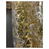 5 Sets of 24 Gold Napkin Rings for Holiday Party Decor
