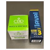 CBD Muscle & Joint Balm and Level Select CBD Sports Roll-On