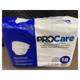 ProCare Breathable Adult Briefs Large, 18 Count