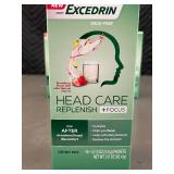 NM 1 - Excedrin Head Care Replenish + Focus Drink Mix - 3 Boxes, 16 Packets Each