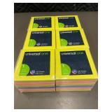 Pack of 6 Universal One Pop-up Self-Stick Notes, 3x3 Inch, 600 Sheets Total