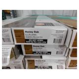 TrafficMaster Honey Oak 4 MIL x 6 in. W x 36 in. L Peel and Stick Water Resistant Luxury Vinyl Plank Flooring (576 sqft)