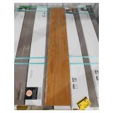 TrafficMaster Honey Oak 4 MIL x 6 in. W x 36 in. L Peel and Stick Water Resistant Luxury Vinyl Plank Flooring (612 sqft)
