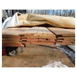 1 x 8 Western Red Cedar Shiplap With Double V-Groove - 402 Linear Feet