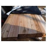 1 x 10 Western Red Cedar Shiplap With V-Groove - 304 Linear Feet