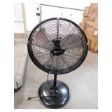 Commercial Electric 20 in. Oscillating Pedestal Fan with Adjustable Height in Black