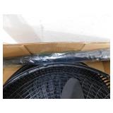 Lasko Cyclone 18 in. 3 Speed Oscillating Pedestal Fan for Home in Black with Adjustable Height, Tilt Back Head, Easy Assembly