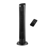 Hampton Bay 40 in. 4 Speed Digital Oscillating Tower Fan with Remote Control in Black