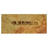 Vintage Copper Kettle and CYMRU Brass Lantern Duo