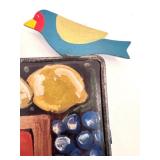 Nancy Thomas Signed 1994 "Summer" Art Plaque and 1995 "Angel with Stars" Plaque