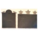 Nancy Thomas Signed 1994 "Summer" Art Plaque and 1995 "Angel with Stars" Plaque