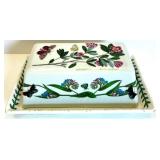 Vintage Portmeirion Botanic Garden Butter Dish with Lepidotum Rhododendron Design and other Botanical Kitchen Pieces