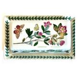 Vintage Portmeirion Botanic Garden Butter Dish with Lepidotum Rhododendron Design and other Botanical Kitchen Pieces