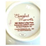 Set of 2 Vintage Decorative Plates and Porcelain Dolls, Floral Porcelain Frame, Candle Holder and Silver Tray