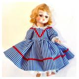 Set of 2 Vintage Decorative Plates and Porcelain Dolls, Floral Porcelain Frame, Candle Holder and Silver Tray