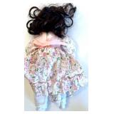 Set of 2 Vintage Decorative Plates and Porcelain Dolls, Floral Porcelain Frame, Candle Holder and Silver Tray