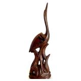 Set of 2 Vintage Chinese 3D Wall Panels, a Metal Butterfly Sculpture and Ceramic Bird Sculpture