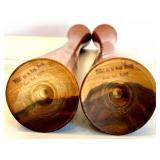 Mid-Century Modern Teak Decor Set - Candlestick Holders, Tray, Salt & Pepper Shakers by WMF and Utensils