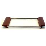 Mid-Century Modern Teak Decor Set - Candlestick Holders, Tray, Salt & Pepper Shakers by WMF and Utensils