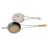 Set of Outdoor Grilling Baskets, Popcorn Popper and Stainless Steel Fish Brewer Grill items