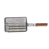 Set of Outdoor Grilling Baskets, Popcorn Popper and Stainless Steel Fish Brewer Grill items
