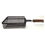 Set of Outdoor Grilling Baskets, Popcorn Popper and Stainless Steel Fish Brewer Grill items
