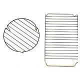 Set of Outdoor Grilling Baskets, Popcorn Popper and Stainless Steel Fish Brewer Grill items