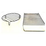 Set of Outdoor Grilling Baskets, Popcorn Popper and Stainless Steel Fish Brewer Grill items