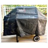 Weber Genesis Silver Propane Gas Grill with Cover and Lamp