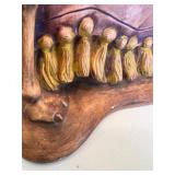 Vintage 17-Piece Nativity Set with Illuminated Stable