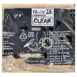 Brother P-Touch Label Maker with 4 Clear Laminated Tapes