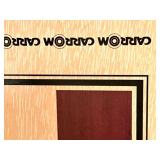 Carrom Game Board Set with Magnetic Dartboard