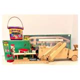 Brio Wooden Train Set, Fire Truck, and Assorted Toys Collection