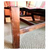 Ralph Lauren Plaid Wingback Armchair with Matching Cushions