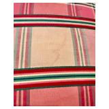 Ralph Lauren Plaid Wingback Armchair with Matching Cushions