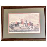 Pair of Horse Hunting Scene Prints by H F Dendy Sadler with COA