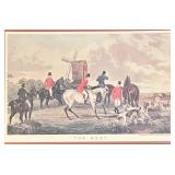Pair of Horse Hunting Scene Prints by H F Dendy Sadler with COA