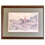 Pair of Horse Hunting Scene Prints by H F Dendy Sadler with COA