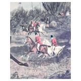 Pair of Horse Hunting Scene Prints by H F Dendy Sadler with COA