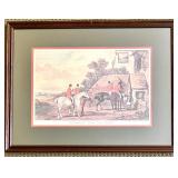 Pair of Framed Vintage Hunting Prints - "The Death" & "Returning From The Hunt" with COA
