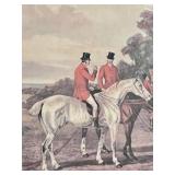 Pair of Framed Vintage Hunting Prints - "The Death" & "Returning From The Hunt" with COA