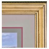 Framed Equestrian Hunting Scene Print by The Bombay Company