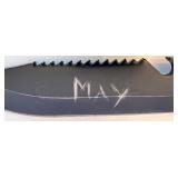 Collection of 3 Military-Style Knives with Sheaths and 