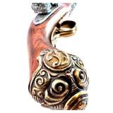 Decorative Vintage Denix Replica Flintlock Pistol and a Scabbard