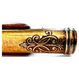 Decorative Vintage Denix Replica Flintlock Pistol and a Scabbard