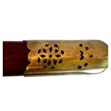 Decorative Vintage Denix Replica Flintlock Pistol and a Scabbard