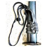 Decorative Katana Sword with Dragon Motif and Black Sheath