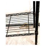 Set of 2 Wire Shelving and Rack Units