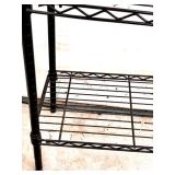 Set of 2 Wire Shelving and Rack Units